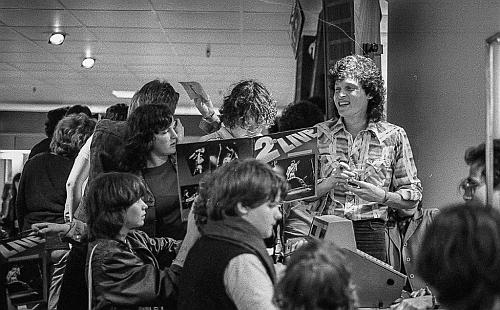 Golden Earring 2nd Live album signing session Amsterdam May 16, 1981